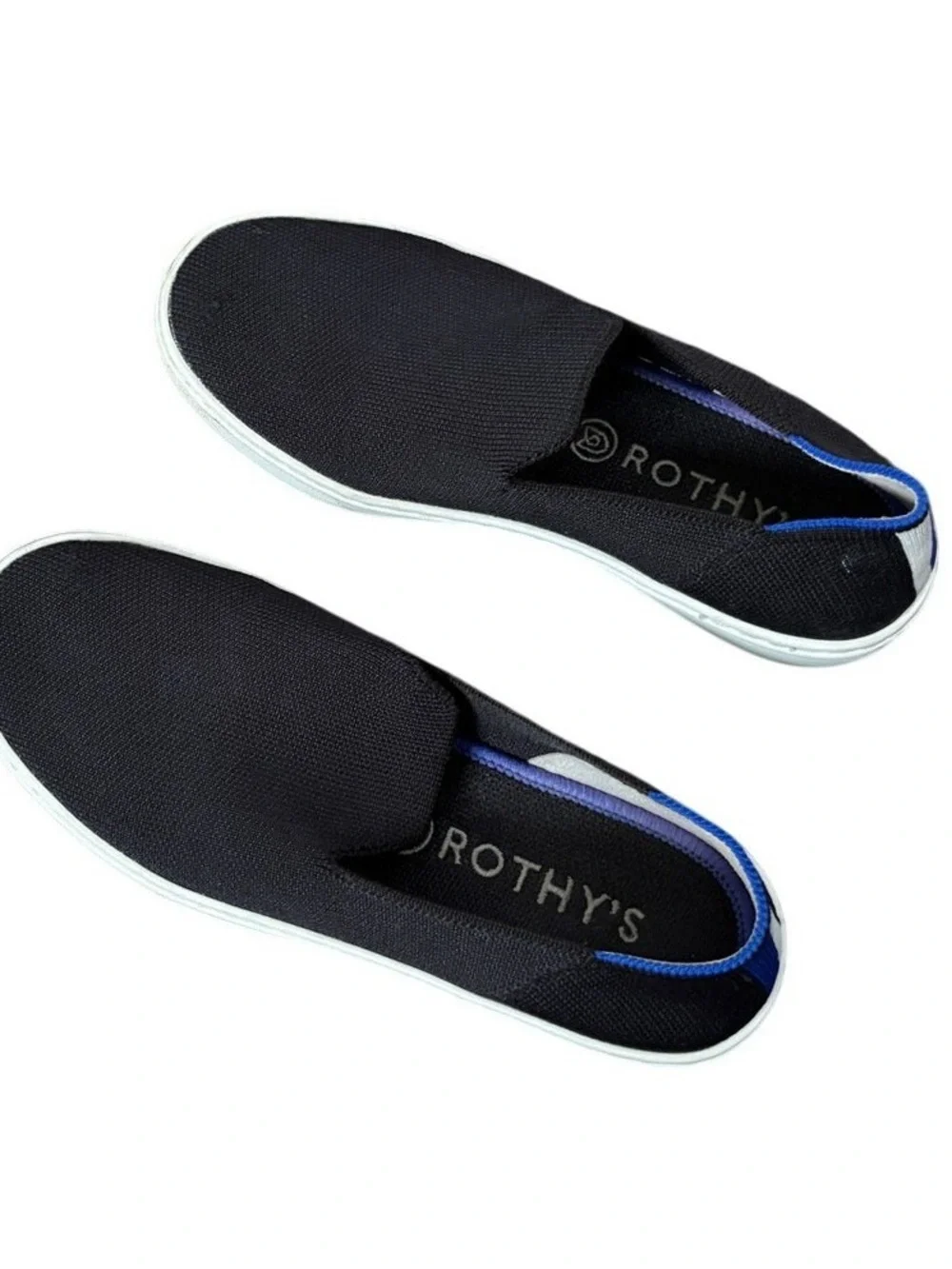 Rothy’s  Black Original Slip-On Sneakers Women's Size 9-10.5